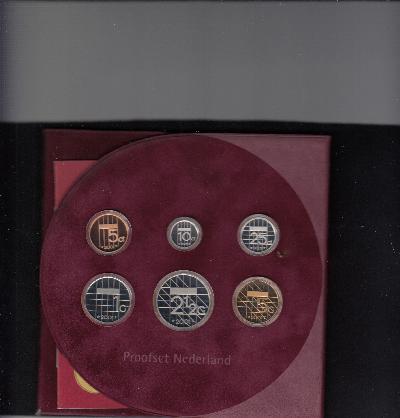 Beschrijving: 8,90 Gulden ORIGIN.SET(6) THEMA 5 GULDEN